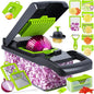 12-in-1 Vegetable Chopper & Slicer – Cut, Dice & Slice in Seconds | Fast UAE Delivery 🇦🇪